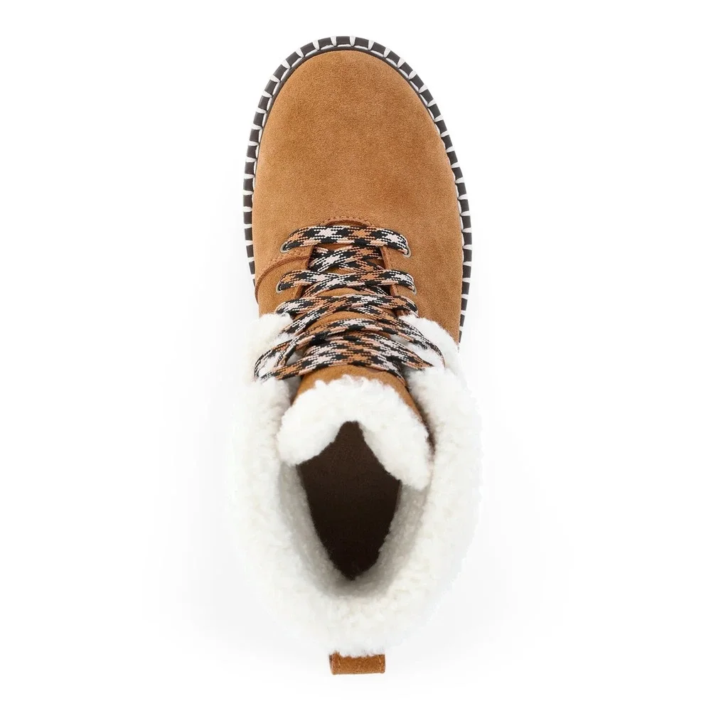 Ozark Trail Snow Boots Girls Tan Waterproof Thinsulate Faux Fur‎ USA 13
